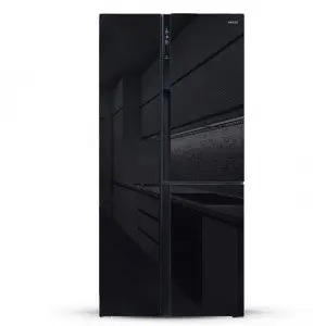 Холодильник GINZZU NFK-610 Black glass