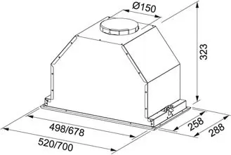 Вытяжка  FRANKE FBI 537 XS LED — фото