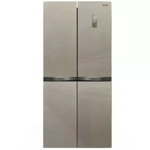 Холодильник GINZZU NFI-4414 шампань стекло