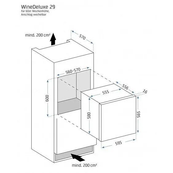 Винный шкаф CASO WineDeluxe E 29 — фото