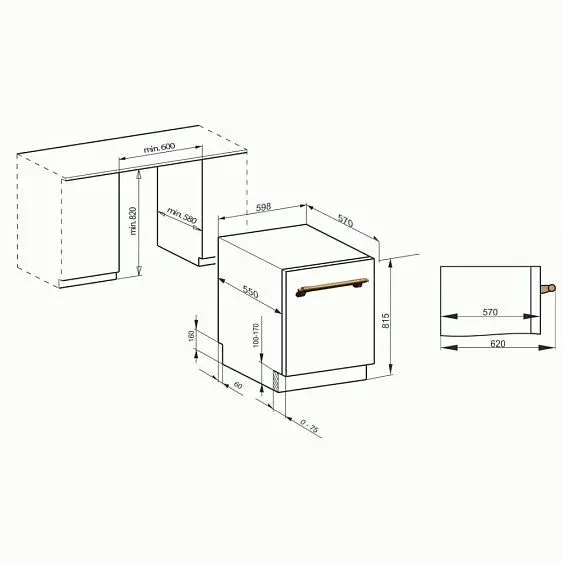 Посудомоечная машина KAISER S60 U 88 XL EM — фото
