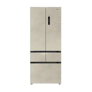 Холодильник TESLER RFD-427BI Marble Beige