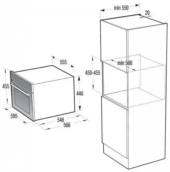 Духовой шкаф Gorenje BCM 547 ORA B — фото