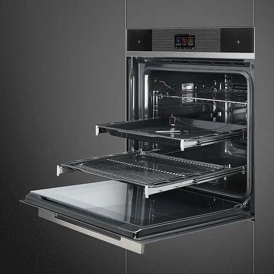 Встраиваемый электрический духовой шкаф Smeg SFP6104WTPN — фото