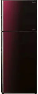 Холодильник HITACHI R-VG 472 PU8 XRZ красное стекло