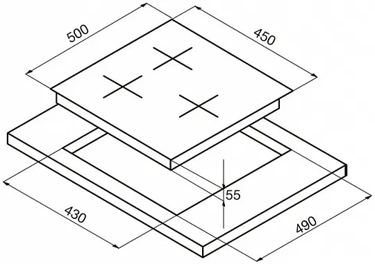 Поверхность KORTING hg 465 ctx — фото