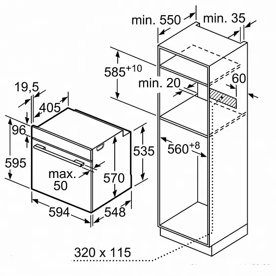 Духовой шкаф BOSCH HBA5370B0 — фото