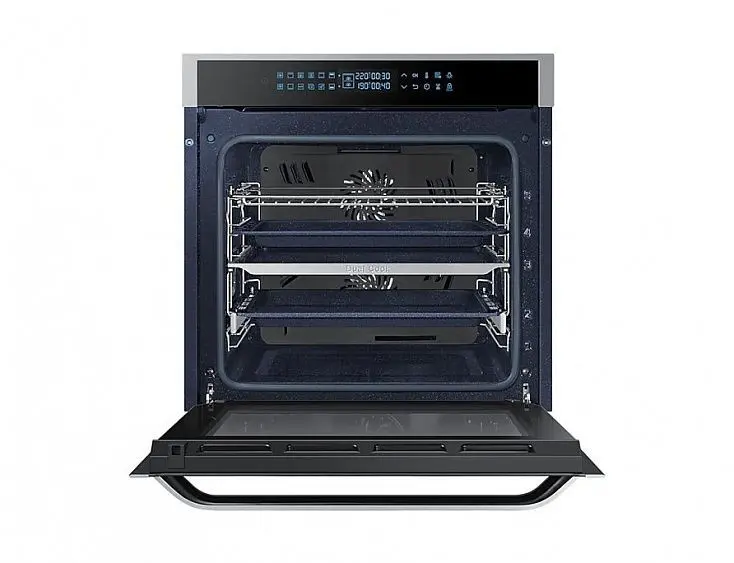 Духовой шкаф SAMSUNG Dual Cook NV75N7546RS нержавеющая сталь — фото