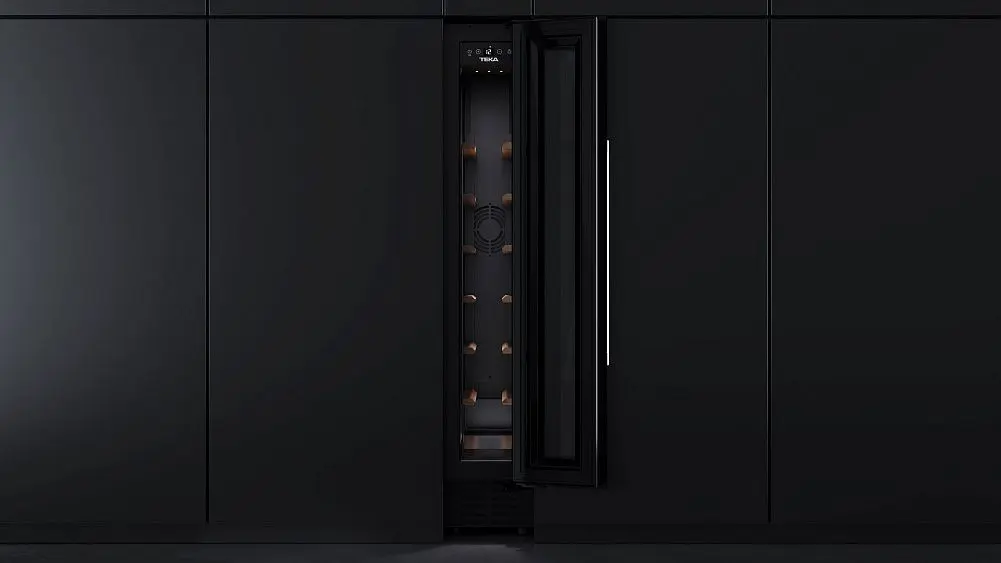 Винный шкаф TEKA RVU 10008 BLACK GLASS (113610003) — фото