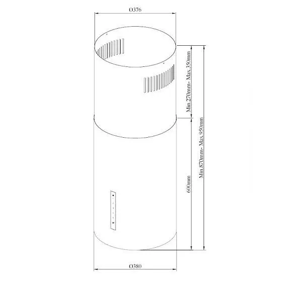 Вытяжка KORTING KHA 39970 N Cylinder — фото