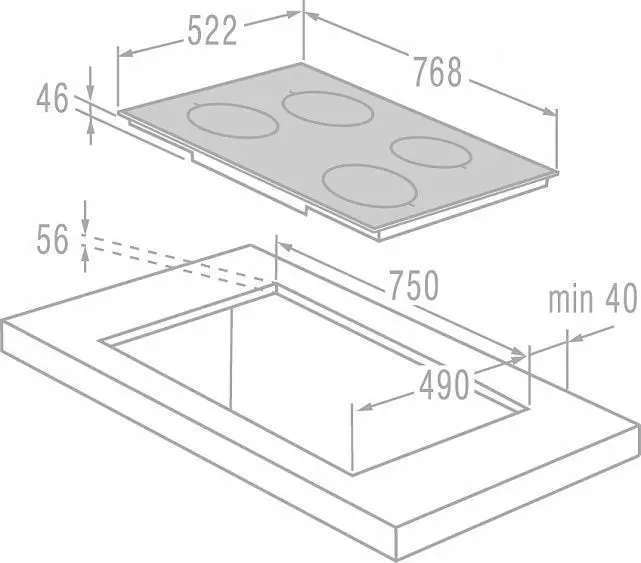 Поверхность GORENJE gis 74 xc — фото