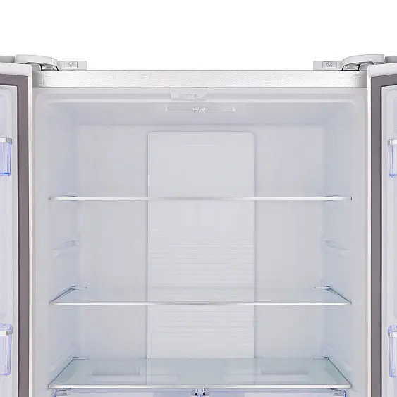 Холодильник TESLER RCD-482I WHITE GLASS — фото