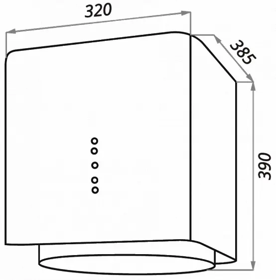 Вытяжка MAUNFELD box flash white 40 — фото