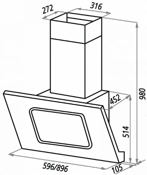 Вытяжка MAUNFELD omron 60 white — фото