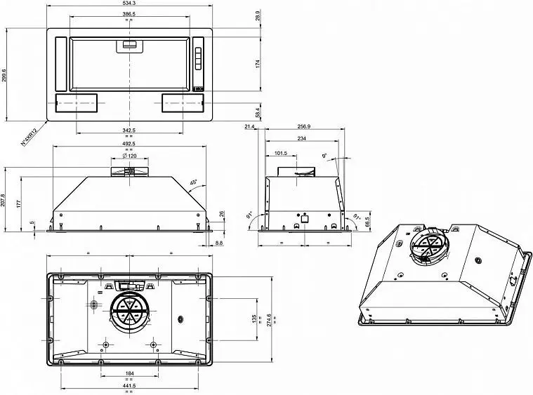 Вытяжка GORENJE BHI681ES — фото