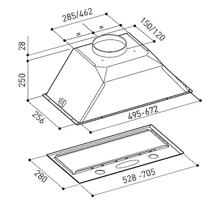 Вытяжка RAINFORD RCH-5502 Inox — фото