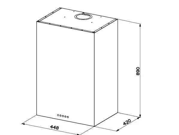 Вытяжка FABER CUBIA GLOSS PLUS EV8 WH A45 — фото
