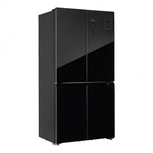 Холодильник TESLER RCD-482I BLACK GLASS