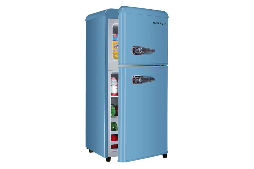 Холодильник HARPER HRF-T140M BLUE — фото