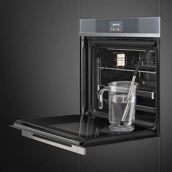 Электрический духовой шкаф Smeg SFP 6104 STS — фото
