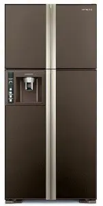 Холодильник HITACHI R-W722 FPU1 GBW коричневое стекло