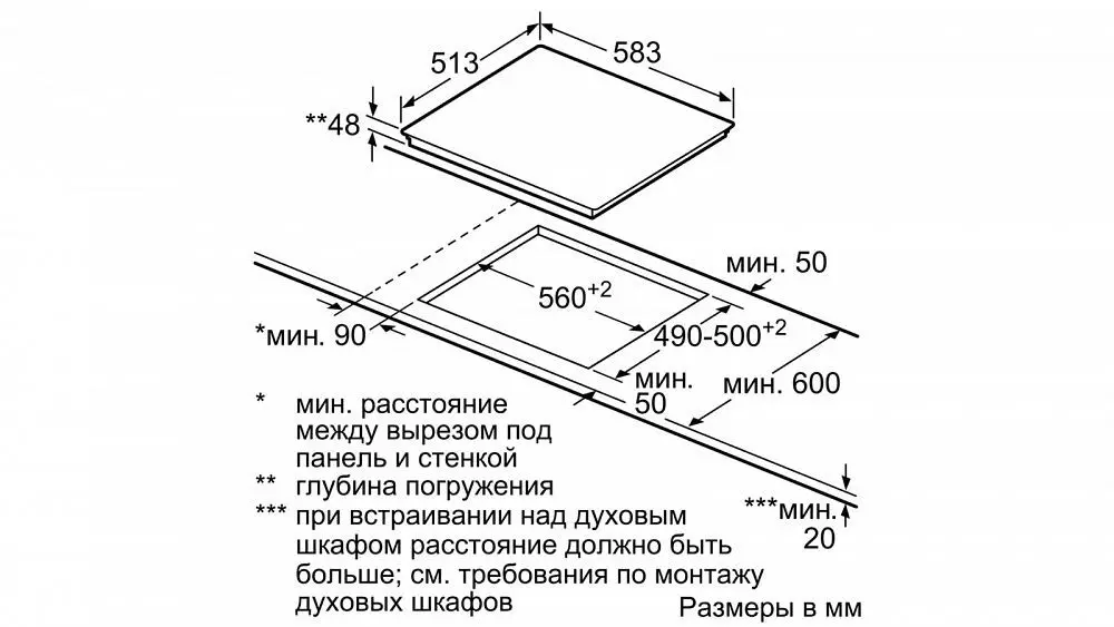 Поверхность BOSCH pkf 645f17 — фото