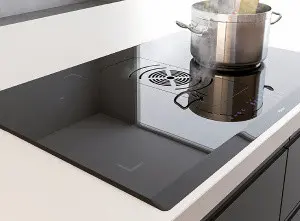 Варочная поверхность с вытяжкой PANDO E-390/78 V.1130 ECO PLUS + DIFUSOR LAT H60mm FILTROS CERAMICOS