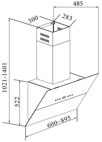 Вытяжка KORTING khc 61090 gw — фото
