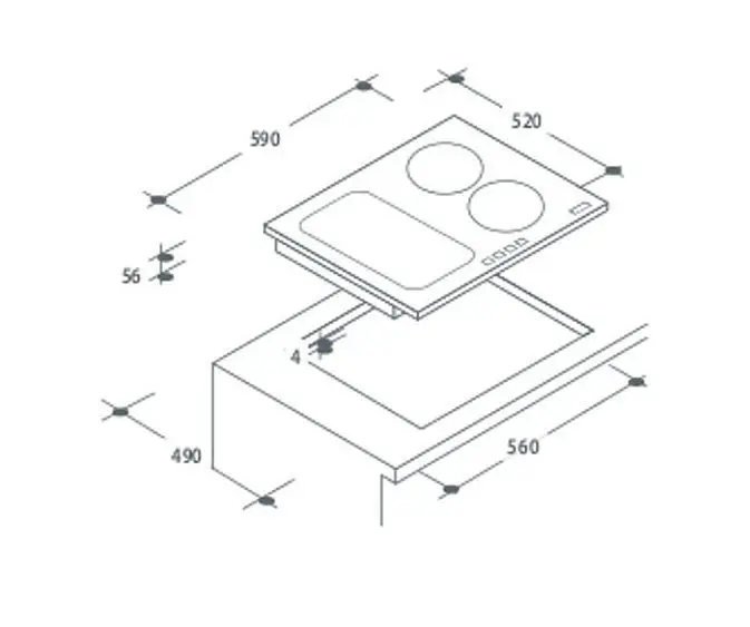 Поверхность CANDY CFID 36 WIFI — фото