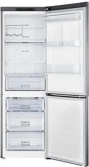 Холодильник Samsung RB33J3030SA серебристый — фото