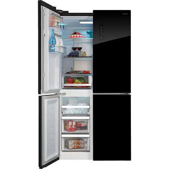 Холодильник HIBERG RFQ-555DX NFGB inverter — фото