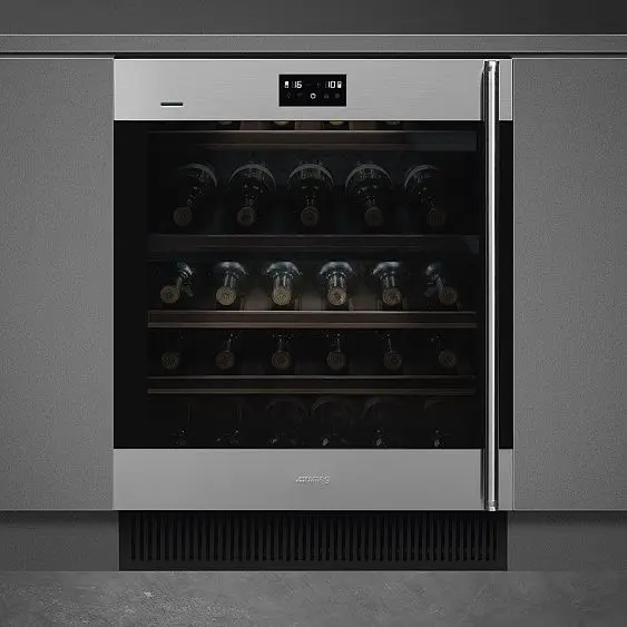 Встраиваемый винный шкаф SMEG CVI338LWX2 — фото