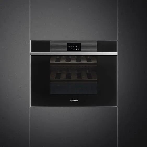Встраиваемый винный шкаф SMEG CVI118LWN2 — фото