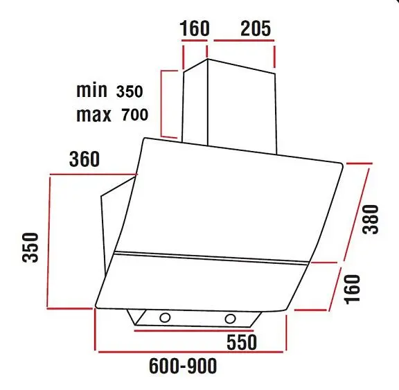 Вытяжка DELONGHI Argentum-60 N — фото