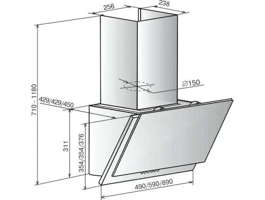 Вытяжка ELIKOR Рубин Stone S4 60П-700-Э4Г топ.молоко/sanded sahara 4 — фото