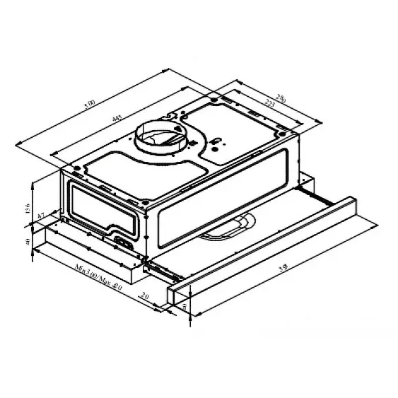 Вытяжка SCHAUB LORENZ SLD TS6608 — фото