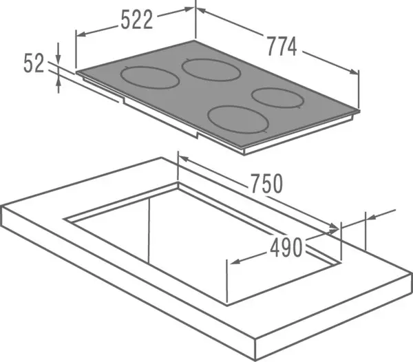 Поверхность GORENJE git 78 b — фото