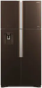 Холодильник HITACHI R-W 662 PU7X GBW коричневое стекло
