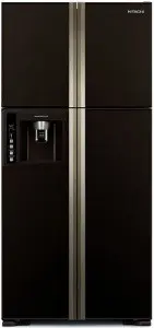 Холодильник  HITACHI r-w662 fpu3x gbw темно-коричневый