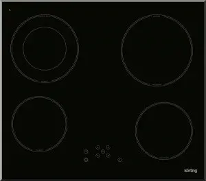 Стеклокерамическая панель KORTING HI 62022 B