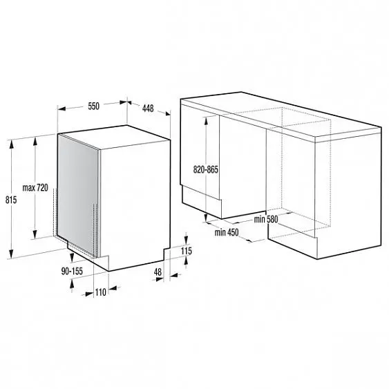 Посудомоечная машина GORENJE MGV5510 — фото