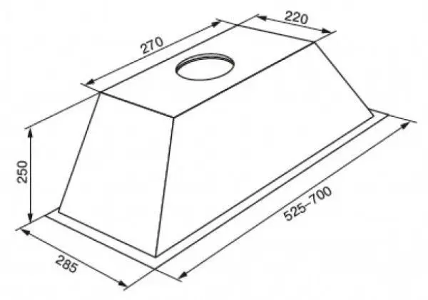 Вытяжка KUPPERSBERG inlinea 70 x 4hpb — фото