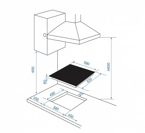 Варочная поверхность CANDY CHXY64TB — фото