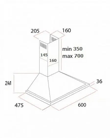 Вытяжка SCHTOFF Haus 60 Inox — фото