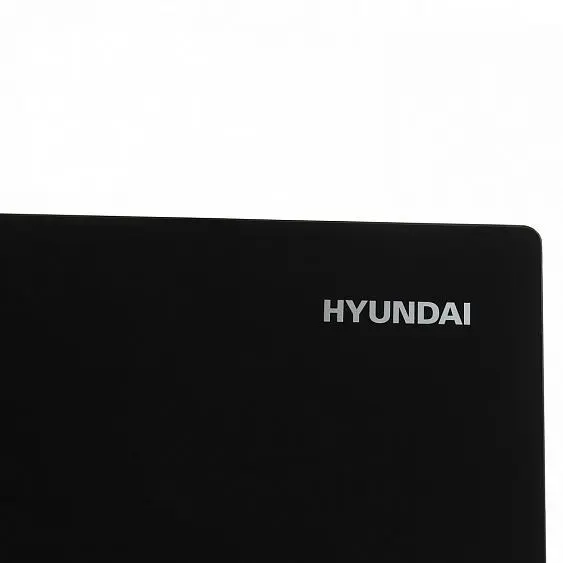 Холодильник HYUNDAI CS5003F черное стекло — фото