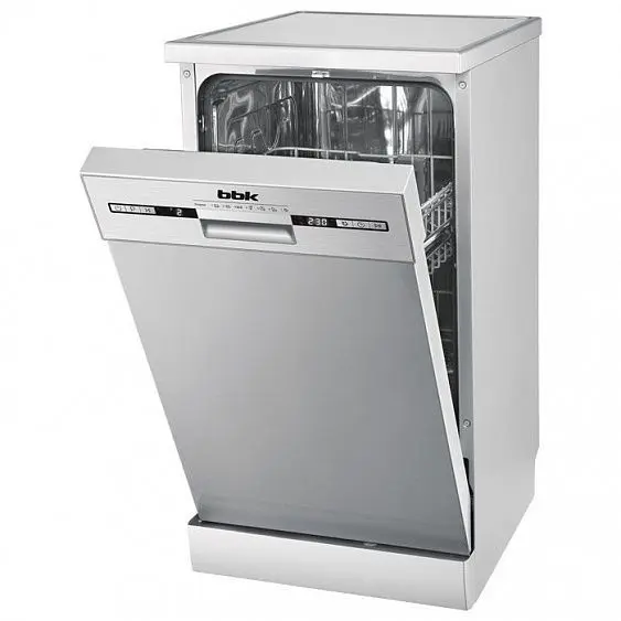 Посудомоечная машина BBK 45-DW119D серебро — фото