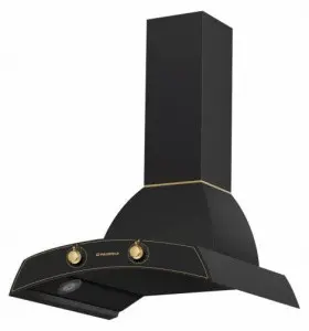 Вытяжка MAUNFELD RETRO QUEEN 60 чёрный/фурнитура золото""