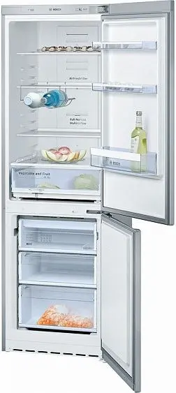Холодильник Bosch KGN36VL25 серебристый — фото