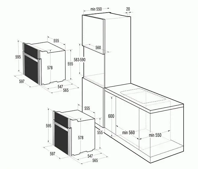 Духовой шкаф GORENJE bo 72 sy2b — фото