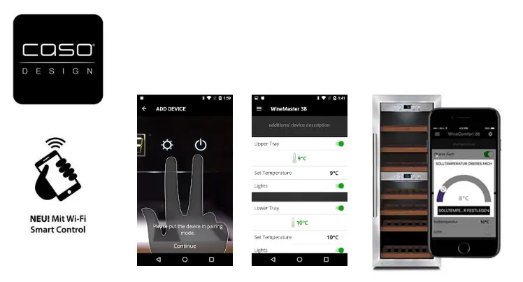 Винный шкаф CASO WineChef Pro 126 — фото